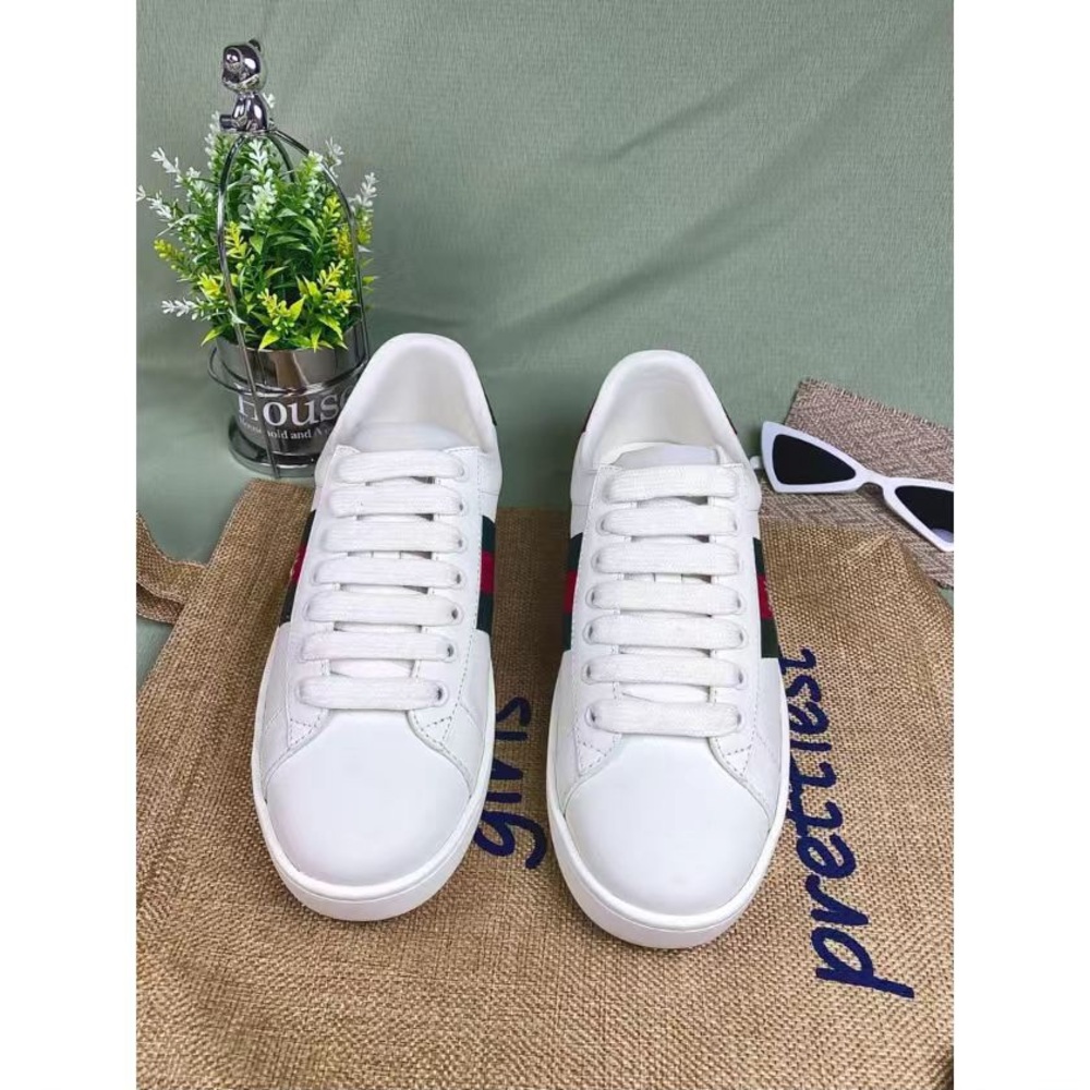 Gucci Ace Web Stripe Bee Sneakers - Picture 4 of 5